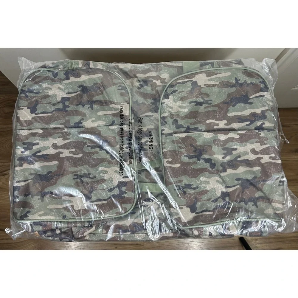 Busch‎ Gardens Duffle Bag Green Retro Camo SeaWorld Souvenir Travel SEALED NEW